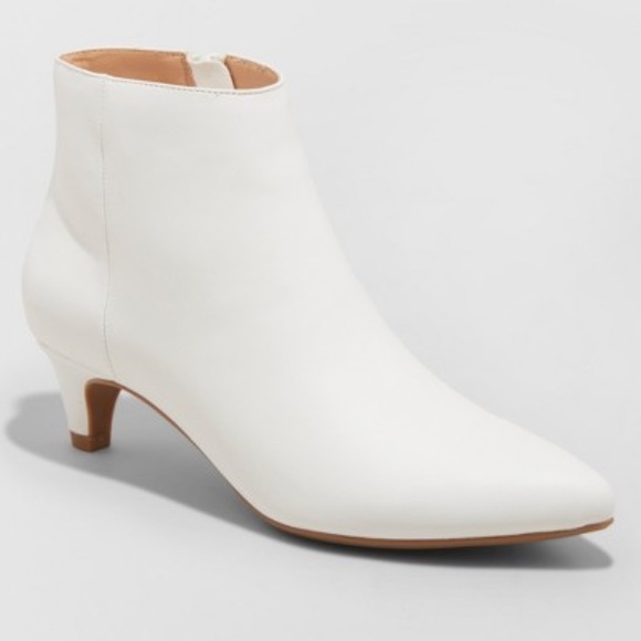 a new day white booties